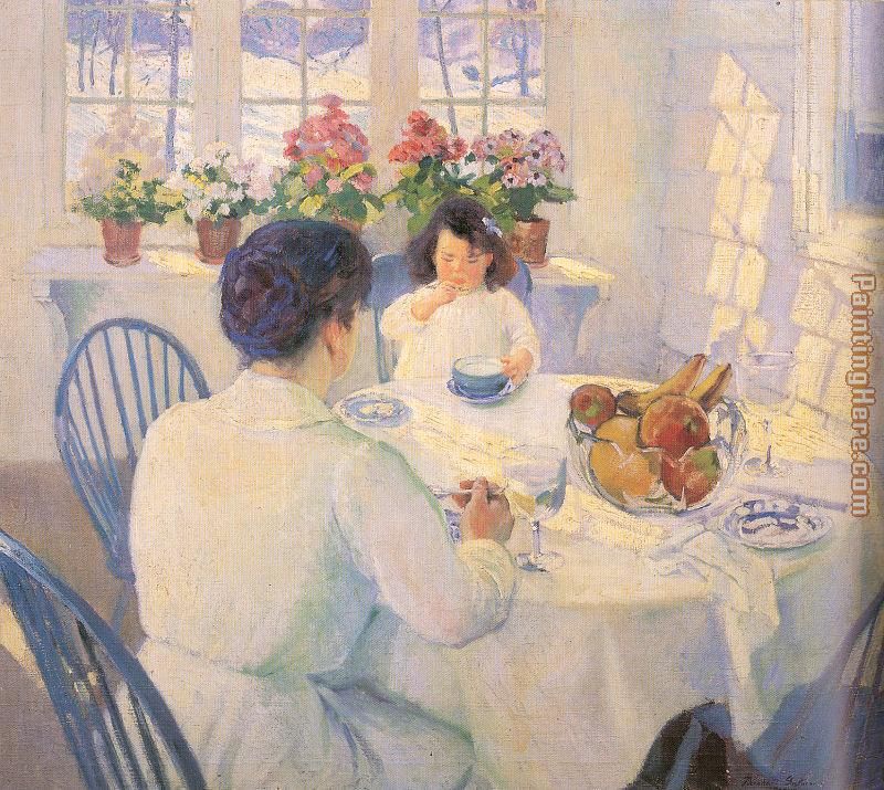 The Breakfast Room painting - Bernhard Gutmann The Breakfast Room art painting